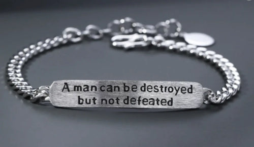 Vintage Thai Silver Bracelet for Men's Fashion